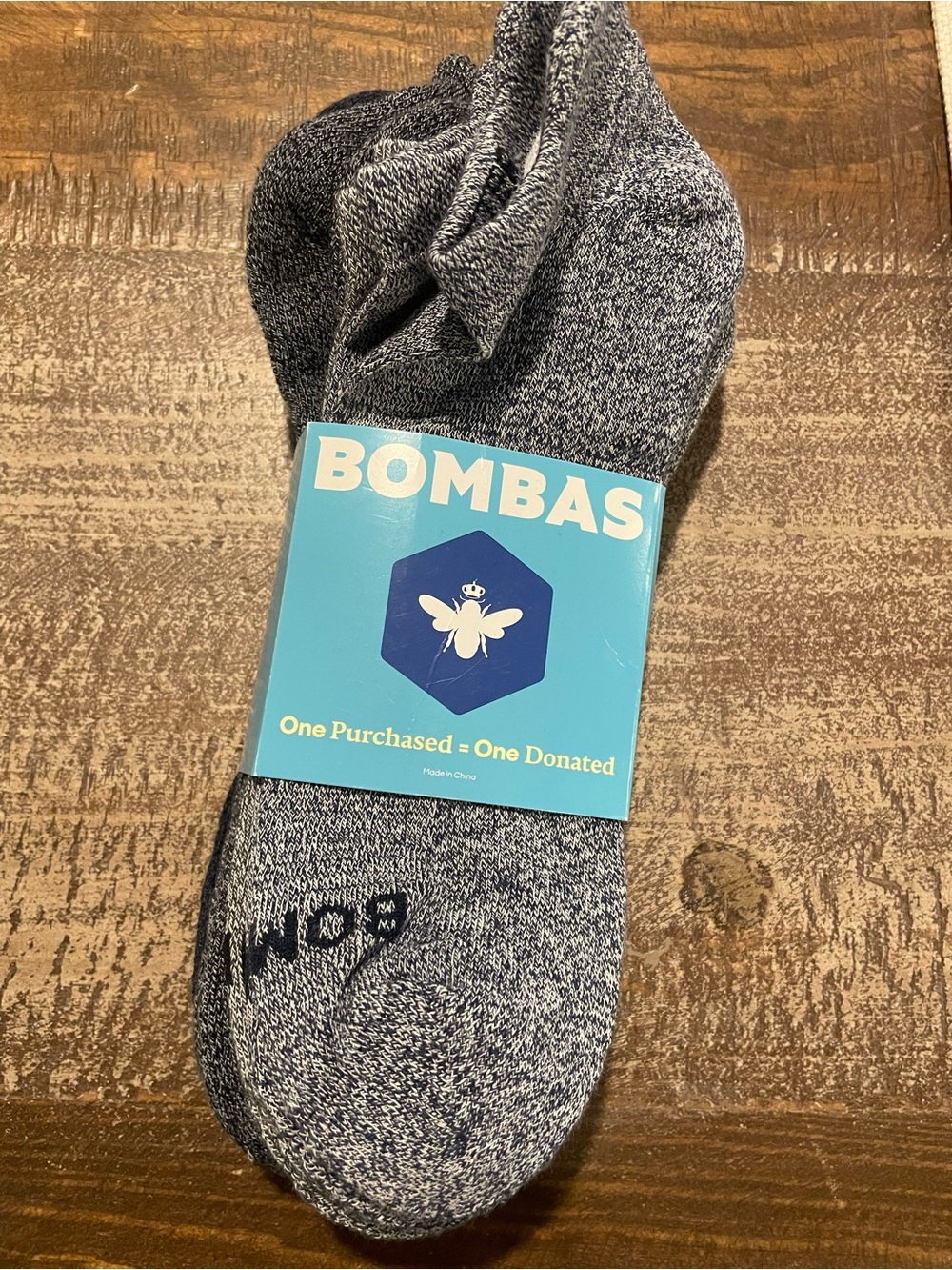 Bombas Men's Marled Gray Low-Cut Socks